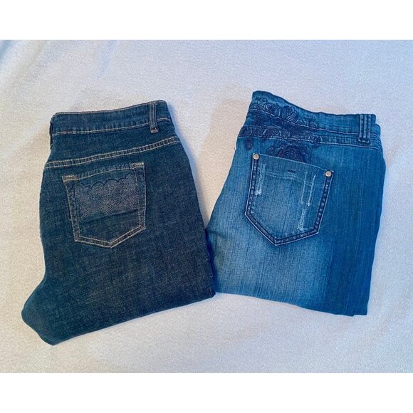 Lot of 2 Zenobia jeans. Size XXL - Picture 1 of 12